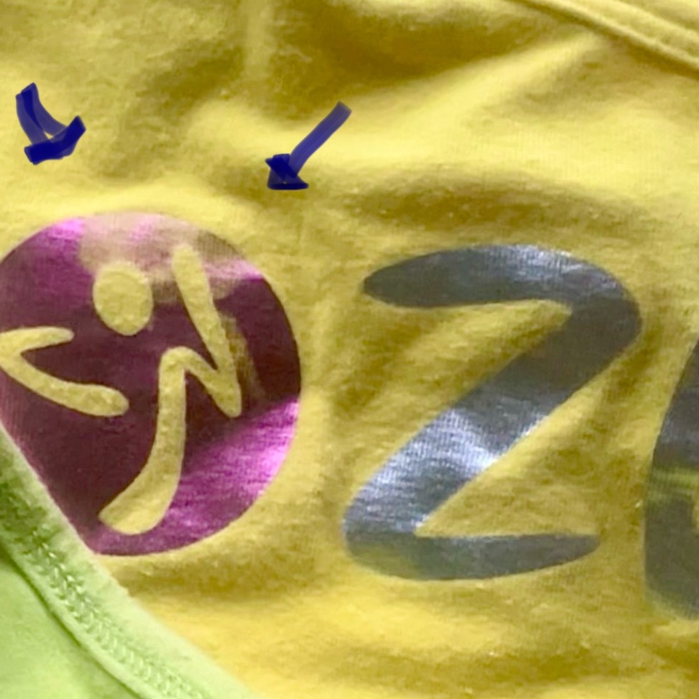 Lot of 4 Zumba Tank Tops - Teal, Purple, Yellow, Black/Lime Green Size XXL - Picture 9 of 9